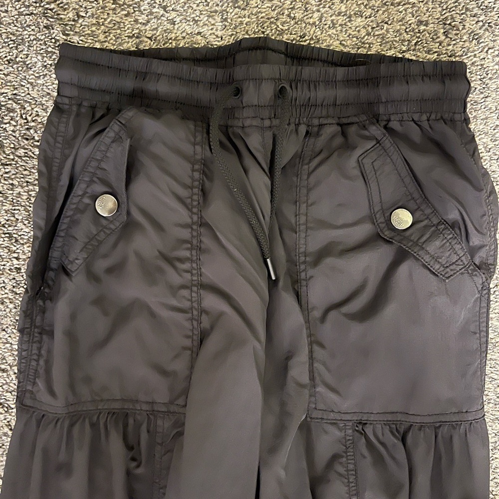 Free People Black Track Pants